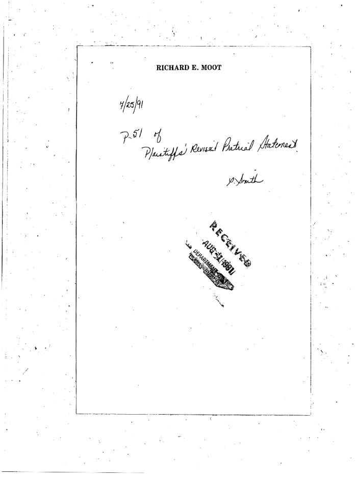 Revised page 51 of Plaintiffs' Revised Pre-Trial Statement, United States District Court, Western District of New York in the matter of Akil Al-Jundi, et al. v. Nelson A. Rockefeller et al.