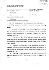 Plaintiffs' Request for Orders In Limine,United States District Court, Western District of New York in the matter of Akil Al-Jundi, et al. v. Estate of Russell Oswald