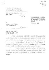 Affirmation of Moot, United States District Court, Western District of New York in the matter of Akil Al-Jundi, et al. v. Estate of Nelson A. Rockefeller, et al.