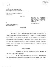 Motion of Mancusi for Dismissal, United States District Court, Western District of New York in the matter of Akil Al-Jundi, et al. v. Estate of Nelson A. Rockefeller, et al.