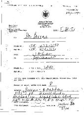 Fax Correspondence from Donald Berens Attaching Revised Affidavit