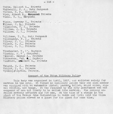 Utica Report - Polish Army