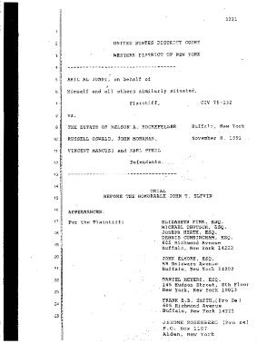 Trial Before the Honorable John T. Elfvin