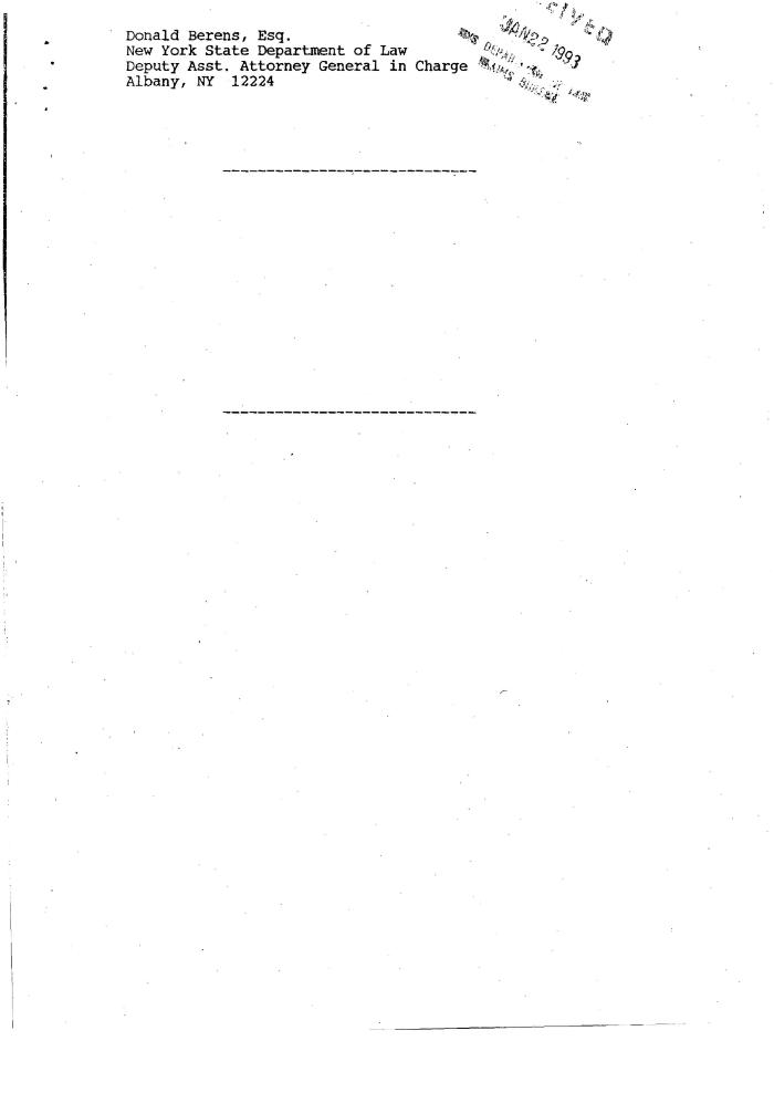 Notice of a Memorandum and Order by the Honorable John T. Elfvin, United States District Court, Western District of New York in the matter of Akil Al-Jundi, et al. v. Oswald.