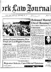 Attica Prison Inmates Win Trial of Civil Rights Claims.