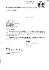 Letter from William Gorman to Edward Gentner in Response to Subpoena