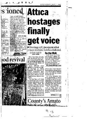 Attica Hostages Finally Get Voice