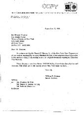 Letter from William Gorman to Edward Gentner Regarding Subpoenaed Materials