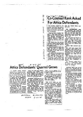 Press Coverage of Attica Trials