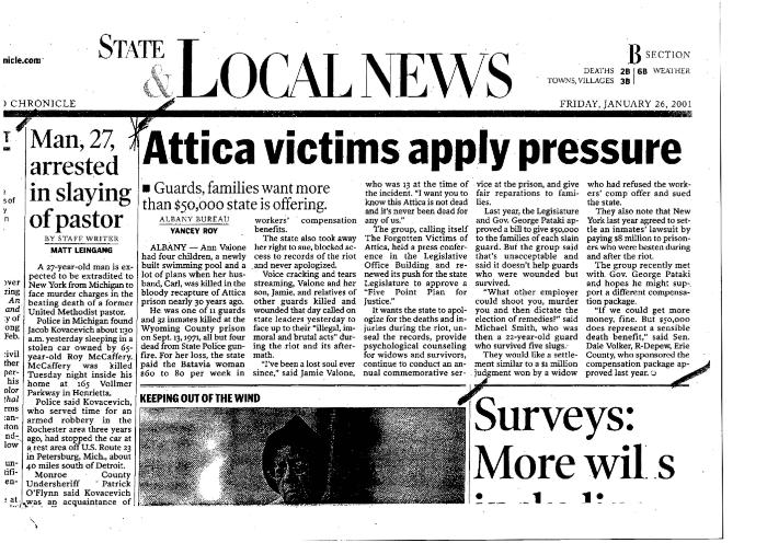 Attica Victims Apply Pressure