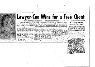 Lawyer-Con Wins for a Free Client