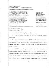 Affidavit of Kayser, In the Application for a Judicial Determination as to the publication of Volumes 2 and 3 of the Meyer Report before the Honorable Patrick H. NeMoyer, State of New York Supreme Court, County of Wyoming.