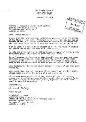 Letter from Frank Kelsey in support for the release of the Meyer Report, In the Application for a Judicial Determination as to the publication of Volumes 2 and 3 of the Meyer Report before the Honorable Patrick H. NeMoyer, State of New York Supreme Court, County of Wyoming.