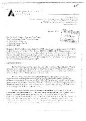 Letter from the New York State Archivist in support for the release of the Meyer Report, In the Application for a Judicial Determination as to the publication of Volumes 2 and 3 of the Meyer Report before the Honorable Patrick H. NeMoyer, State of New York Supreme Court, County of Wyoming.