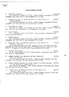 Attica Inmate Claims