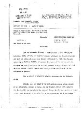 Order Permitting Discovery of the Honorable Robert M. Quigley concerning the Claim of Willie West, State of New York Court of Claims, Claim 57777.