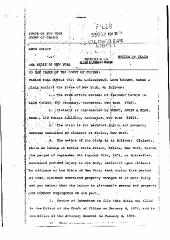 Notice of Claim, State of New York Court of Claims in the matter of Wright vs State of New York, Claim 55052