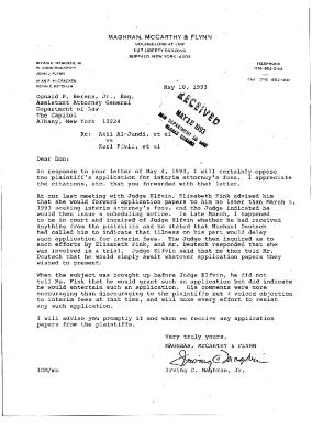 Letter from Irving Maghran to Donald Berens