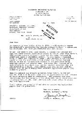 Letter from Irving Maghran to Donald Berens