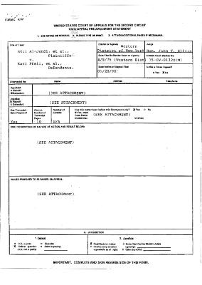 Civil Appeal Pre-Argument Statement (Form C)