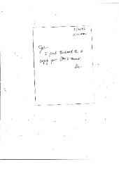 Letter from Joshua Effron to Hon. John Elfvin