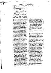 The Lessons from Attica, After 25 Years