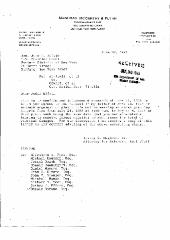 Letter from Irving Maghran to Hon. John Elfvin