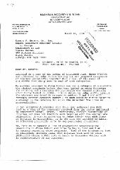 LEtter from Irving Maghran, Jr. to Donald Berens