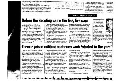 Featured Articles: 25 Years After Attica