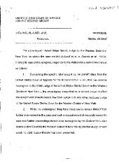 Judicial Response to Petition for Writ of Mandamus