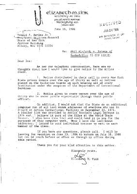 Correspondence Regarding Proposed Notice to Plaintiff Class