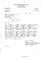 Letter from Irving Maghran to Donald Berens
