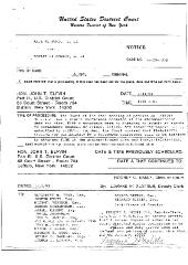 Notice of Proceeding
