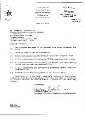 Letter from Barbara Broderick to Donald Berens