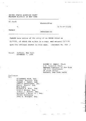 Memorandum and order of Judge John T. Elfvin