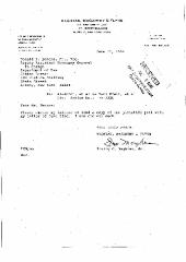 Letter from Irving Maghran to Donald Berens