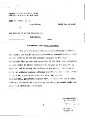 Plaintiff's Pre-Trial Statement, United States District Court, Western District of New York in the matter of Akil Al-Jundi, et al. v. Estate of Nelson A. Rockefeller, et al.