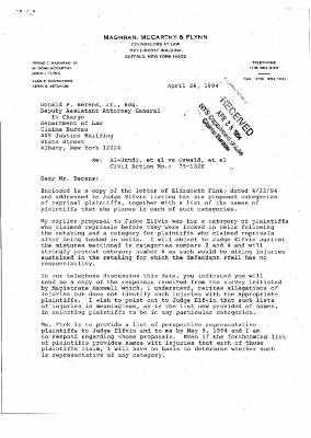 LEtter from Irving Maghran, Jr. to Donald Berens