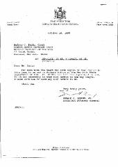 Letter from Donald Berens to Rodney Early