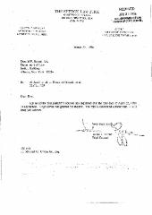 Letter from Joshua Effron to Donald Berens