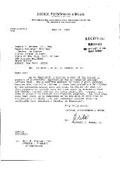 Letter from Mitchell Banas to Donald Berens