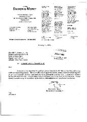 Letter from Richard Moot to Donald Berens Enclosing Report