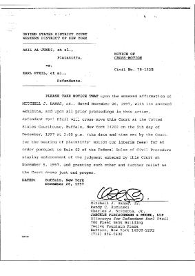 Notice of Cross-Motion