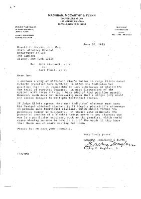 Letter from Irving Maghran to Donald Berens