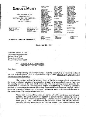 Letter from Richard Moot to Donald Berens