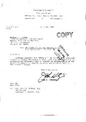 Letter from John Stenger to Michael Kaplin