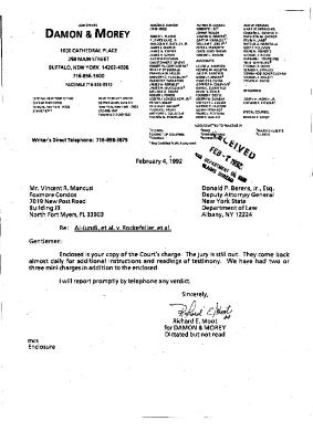 Letter from Richard Moot to Vincent Mancusi and AAG Donald Berens