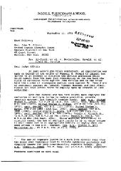 Letter from John Stenger to Judge John Elfvin