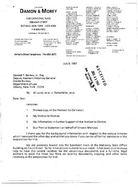 Letter from Richard Moot to AAG Donald Berens