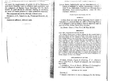 Jones v. State of New York